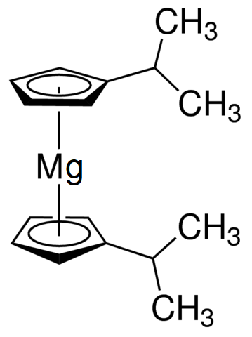 Bis(isopropylcyclopentadienyl)magnesium Chemical Structure